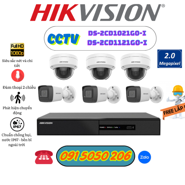 🎯 GIẢI PHÁP AN NINH TOÀN DIỆN VỚI HỆ THỐNG 6 CAMERA HIKVISION CAO CẤP – GIÁ TỐT, CHẤT LƯỢNG VƯỢT TRỘI!