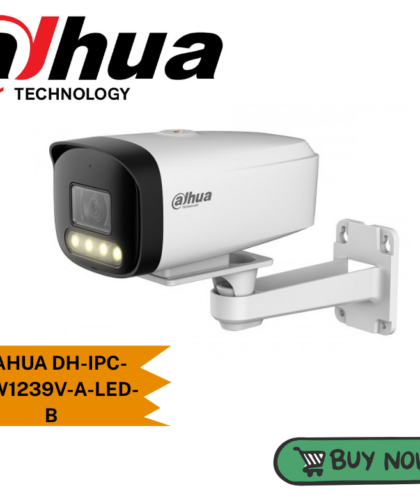 Camera IP 2MP thân trụ DAHUA DH-IPC-HFW1239V-A-LED-B