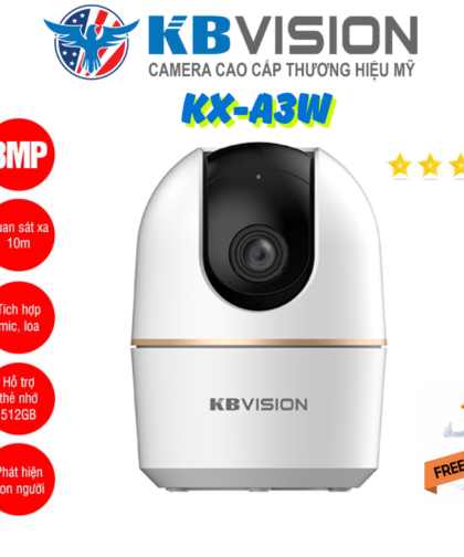 Camera Wi-Fi quay quét không dây KBVISION KX-A3W 3MP 2K