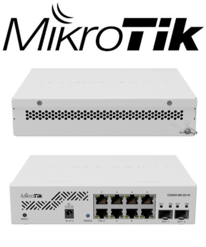 Switch Mikrotik CSS610-8G-2S+IN