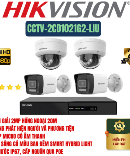 🔒 GÓI 04 CAMERA GIÁM SÁT – QUAN SÁT TOÀN DIỆN, BẢO VỆ MỌI GÓC NHÌN