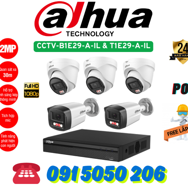 🔒 TRỌN BỘ CAMERA 5 MẮT – Quan Sát Ngày Đêm, Không Lo Trộm Cắp – Hình Ảnh Cực Nét, Giá Cực Tốt!