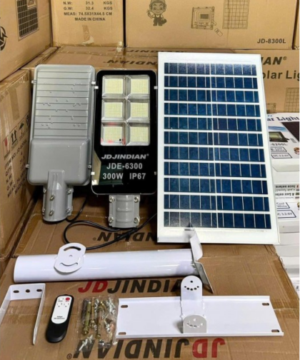 Đèn Đường Năng Lượng Mặt Trời 300W Jindian JDE-6300