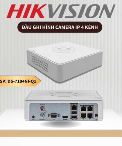 Đầu ghi IP 4 kênh Hikvision DS-7104NI-Q1