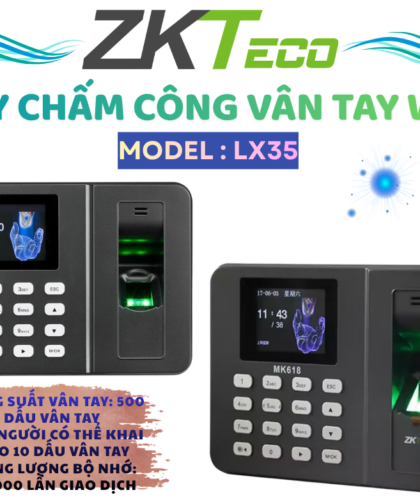 Máy Chấm Công Vân Tay ZKteco LX35 (WIFI)