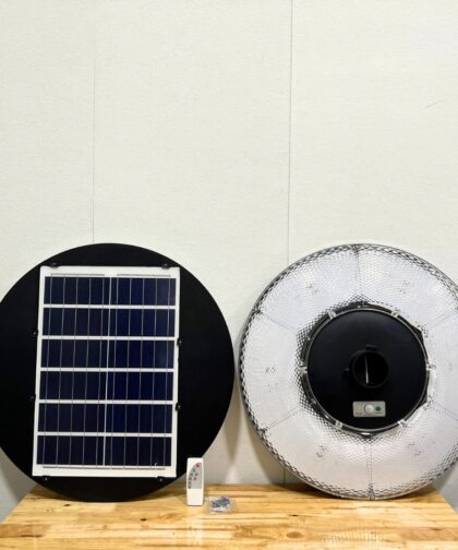 Đèn Năng Lượng Mặt Trời Sân Vườn 1000W UFO-1000 (Ánh Sáng Trắng)