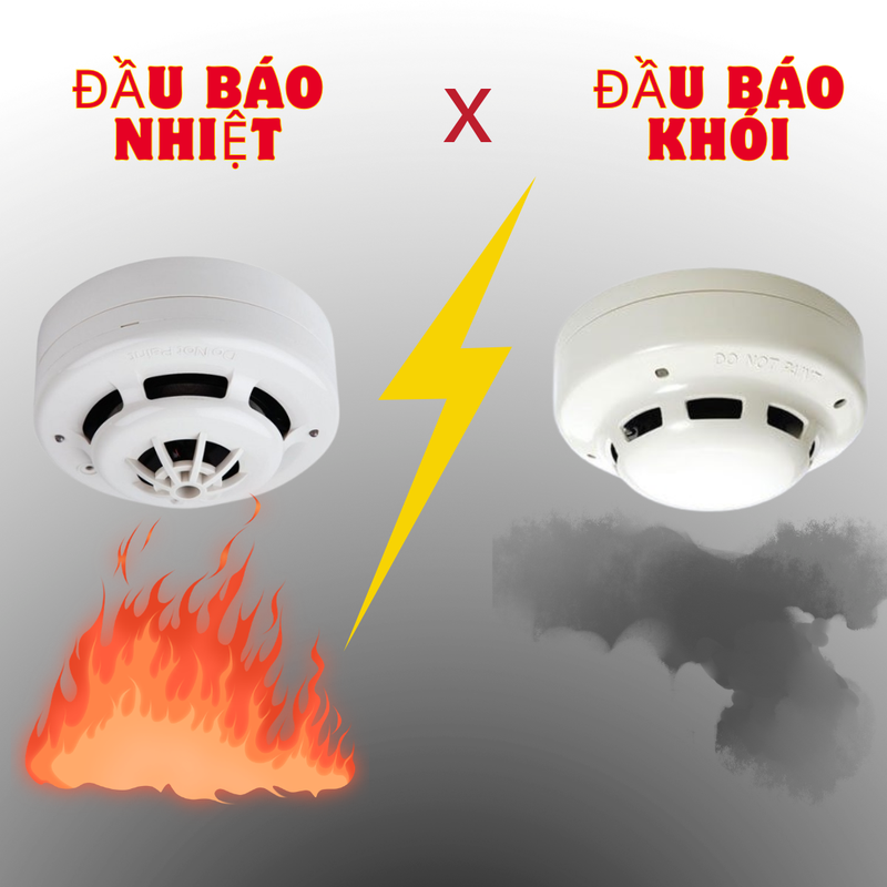 Đầu Báo Nhiệt Và Đầu Báo Khói Khác Nhau Như Thế Nào?