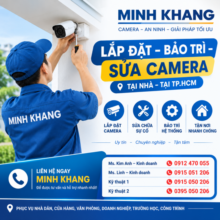 LẮP ĐẶT TRỌN BỘ CAMERA WIFI THẺ NHỚ